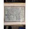 Image 5 :  framed reproduction of a historical map titled Asia Nova Descriptio by Jodocus Hondius, originally 