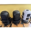 Image 1 : vertical power strip towers with multiple AC outlets and USB ports. 
Outlets: Generally feature 8 AC