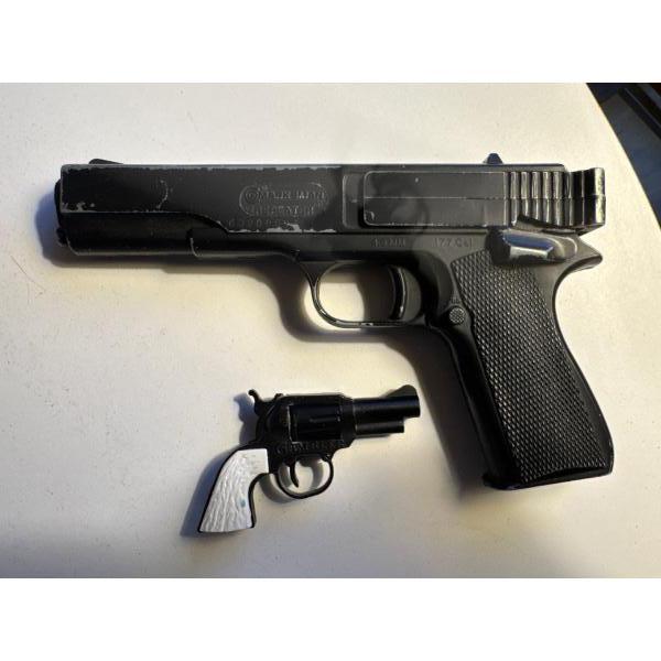 Marksman repeater 177 cal BB gun and gambler cap gun lot 125