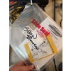 Image 2 : Yardworks electric snow thrower with attached yellow extension cord. Includes instruction manual and