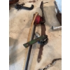 Image 1 : Rotary hand pump featuring a Bonar-Hypro 3151 pump head, attached hose, handle, and connecting hardw
