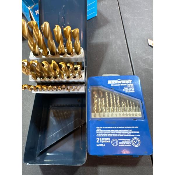 NEW MASTERCRAFT FULL SET DRILL BITS 