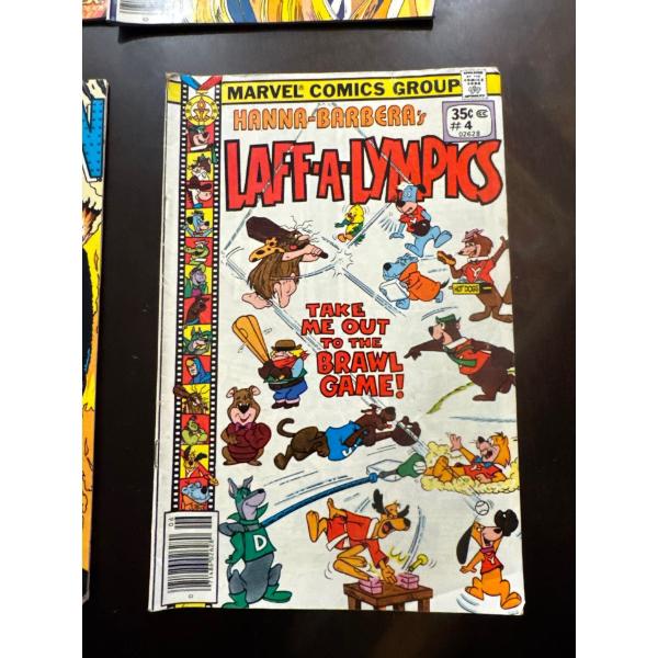 f Hanna-Barbera's Laff-A-Lympics #4 comic book, published by Marvel Comics Group.