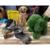 Image 1 : Sally’s place centre and doggy daycare’s decor, ornamental, dog, ceramic parrot, fuzzy, fake grass, 