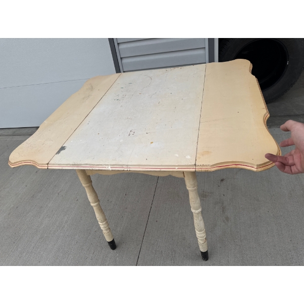 Antique farm table