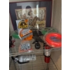 Image 1 : Three rolls of whipper snipper wire, crystal clear gorilla tape, Rambo knife and lighter