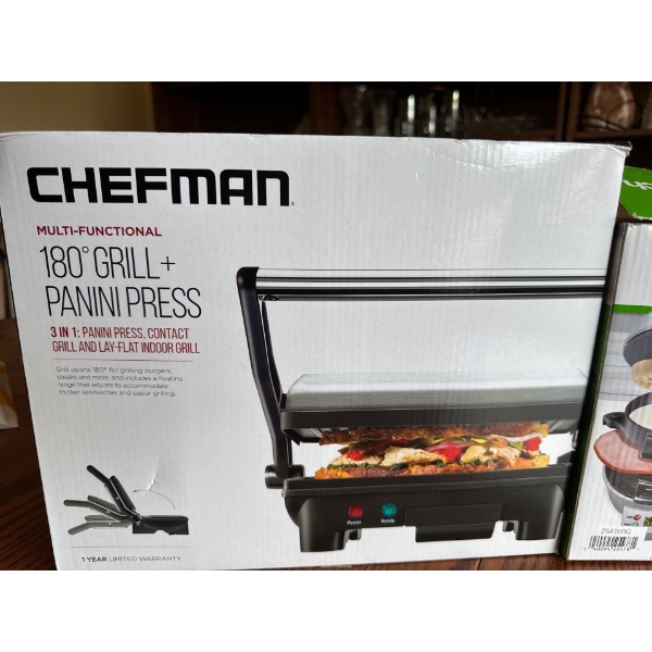 Chefman multifunctional grill and panini press