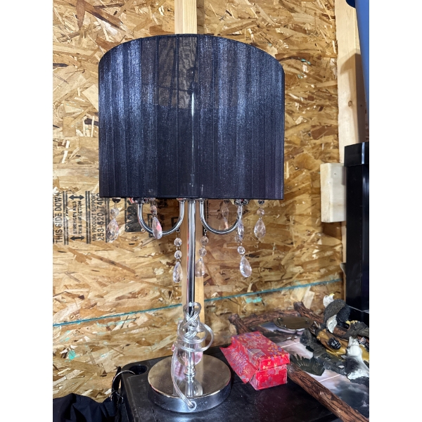 Black shade decorative lamp
