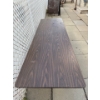 Image 2 :  8 foot long folding steel table with wood top