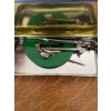 Image 4 : Two Old Hickory knives, a western rodeo-themed metal belt buckle, a wooden bar cart with casters and