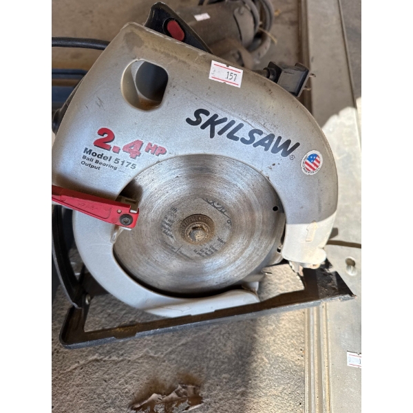  Skill saw 2.4 hp model 5175 and corded, heavy duty drill and the cutters edge all-purpose cutting g