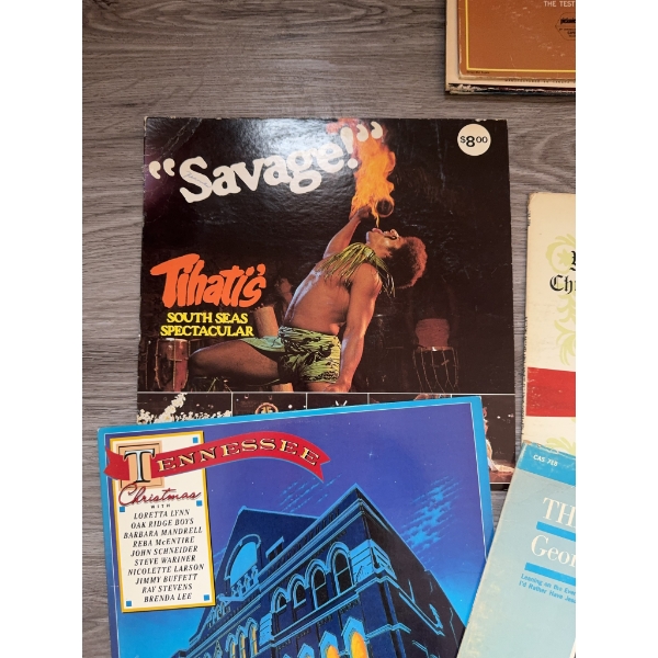 Savage! Tihati's South Seas Spectacular vinyl LP. Features a Polynesian-themed performance by Tihati
