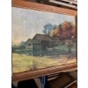 Image 3 :  Vintage framed print of the painting "Mill Stream" by artist Robert Wood. 
Artist: Robert Wood (188