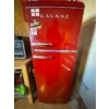 Image 1 : A Galanz Retro Style Refrigerator, likely a model in the 10 cu. ft. to 12 cu. ft. capacity range bas