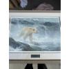 Image 2 : Framed salmon spirit bear salmon watch number two six six five of 5,000 exclusive to the Robert Bate