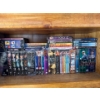 Image 1 :  extensive collection of Agatha Christie mystery DVDs, featuring "Poirot" and "Miss Marple" series. 
