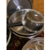 Image 5 : Stainless steel cookware set very nice almost new condition with egg poacher