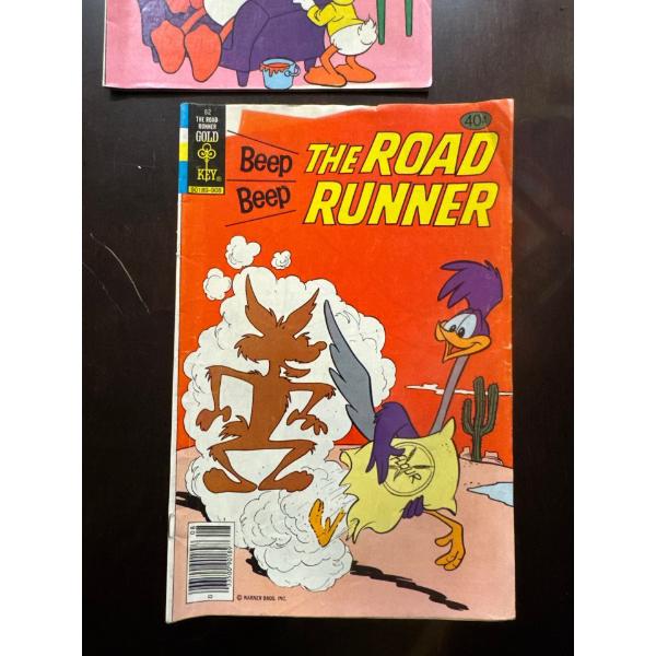  vintage Beep Beep the Road Runner comic book published by Gold Key, featuring issue number 82 from 