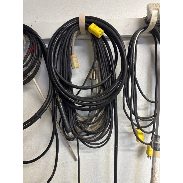 Extension cords.