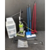 Image 1 : Bissell Power Groom Rewind One pass Technology Upright Vaccuum w/Broom, Mop, Storage Container & Mor