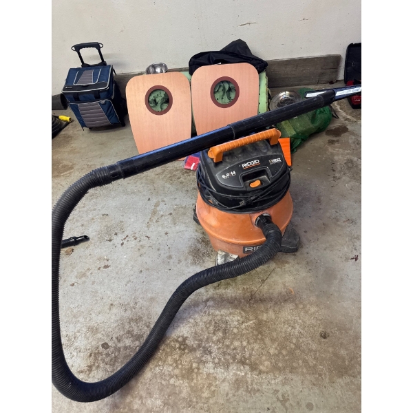  RIDGID 14 Gallon 6.0 Peak HP NXT Wet/Dry Shop Vacuum. 