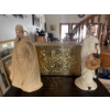 Image 3 : decorative ceramic or stoneware figurine depicting a historical or mythological Asian figure wearing