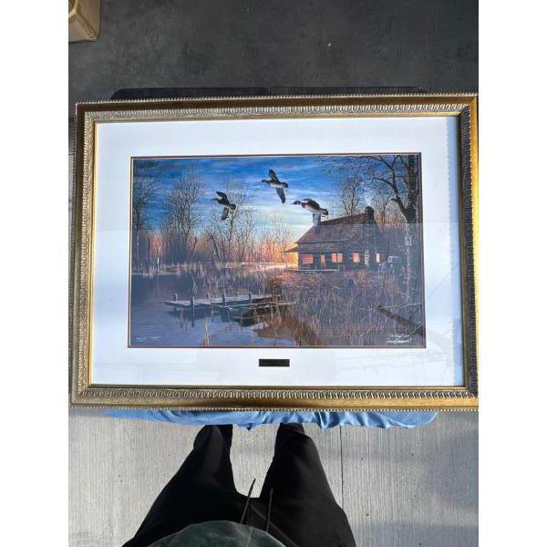 Passing through by Jim Hansel. Painting. Forty and three quarters long by 31 inches wide.