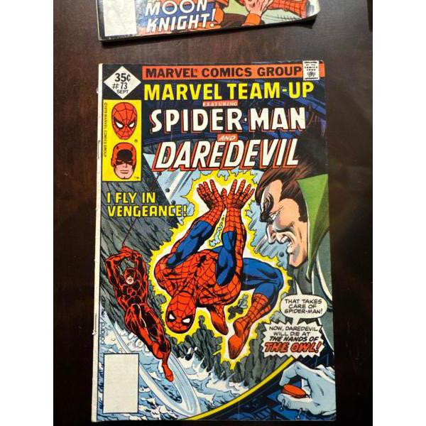  vintage copy of Marvel Team-Up #73, published in September 1978. 