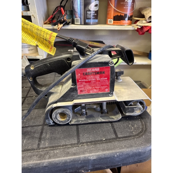  Sears Craftsman 3" x 21" Belt Sander (Model 315.242240). 