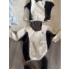 Image 2 : Woods Canada outdoor pullover jacket made from lightweight material in cream and black colors. Featu