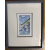 Image 3 :  collectible watercolor painting depicting the Ponte Vecchio in Florence, Italy, signed by the artis