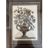 Image 4 : framed wall art print titled "Flowers in an Urn I" or "Flowers in an Urn II" by Piranesi/Roy, often