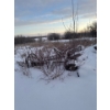 Image 1 : A piece of antique, horse-drawn farm equipment, likely a horse-drawn hay rake or reaper.