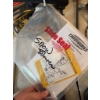 Image 3 : Yardworks electric snow thrower with attached yellow extension cord. Includes instruction manual and