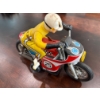 Image 2 :  vintage tin toy motorcycle made by Daiya in Japan during the 1960s. 
It is a battery-operated toy, 