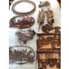 Image 1 : These are vintage Dart Industries Coppercraft Guild molded plastic 3-D wall decor plaques. 
The coll