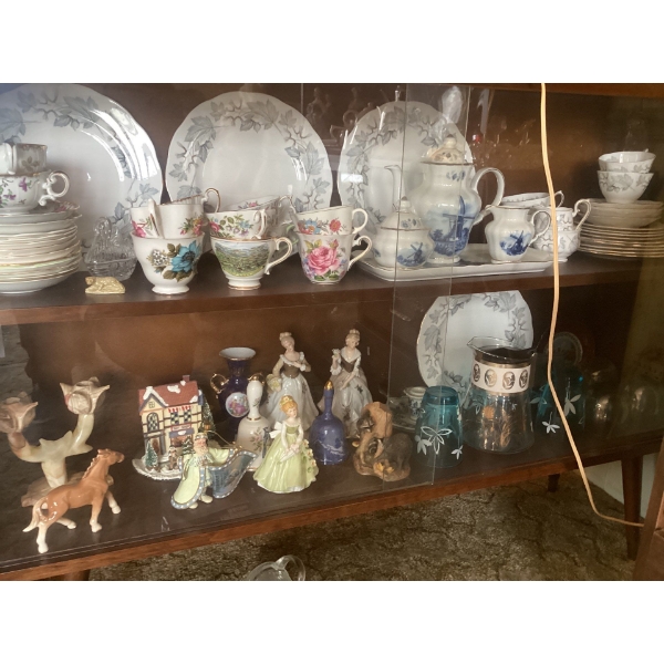 , all China Royal Daltons and cabinet included