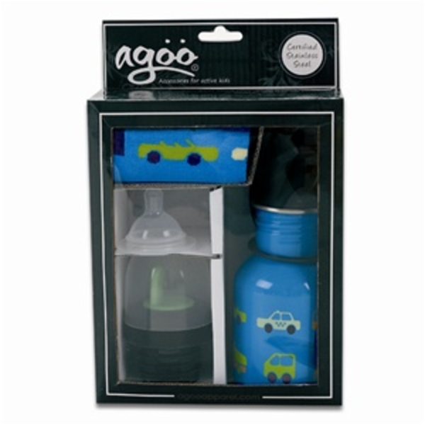 The AGOO H2O Set is a premium, environmentally friendly children's bottle system designed to grow wi
