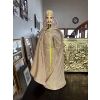 Image 2 : decorative ceramic or stoneware figurine depicting a historical or mythological Asian figure wearing