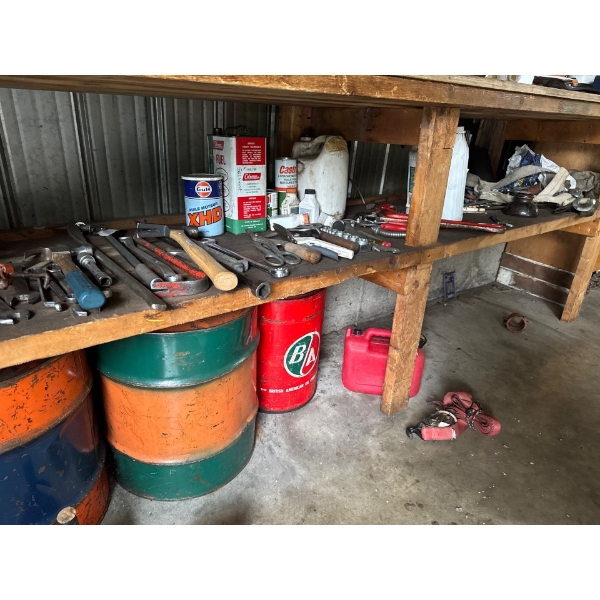 Hand tools, brand new tools, all tools included on shelf.