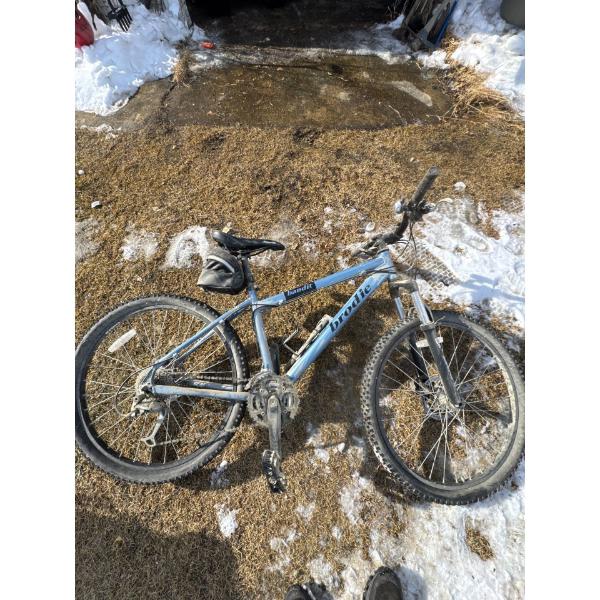 Brodie Bandit mountain bike. 
It features a hardtail frame design typical for trail riding.
The bicy