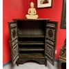 Image 2 : - Asian Antique Hand Carved Cabinet  This cabinet is handcrafted and structured with wooden pegs and