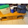 Image 1 : Four coolers. Coleman cooler Coleman ice cooler jug.