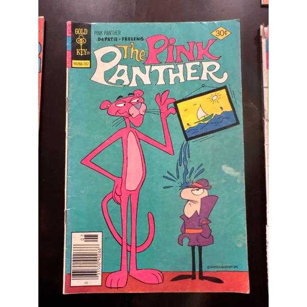  vintage "The Pink Panther" comic book, published by Gold Key Comics and produced by DePatie-Freleng