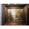 Image 2 : oil on canvas landscape painting by Toon Koster featuring a tree in a textured, impasto style. Arti