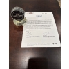Image 1 :  collectible item is an authentic Edmonton Oilers game-used puck from Mark Messier's jersey retireme