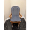 Image 1 : Vintage rocking chair, wooden with a cushion