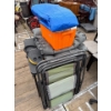 Image 1 : VERY NICE SINGLE AIR MATTRESS AND FOOT AIR PUMP COLEMAN POLY LIGHT COOLER AND TARP AND RECLINER CHAI