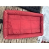 Image 1 : rectangular polyester dog bed, likely a MidWest Homes for Pets Maxx model, featuring a durable, wate