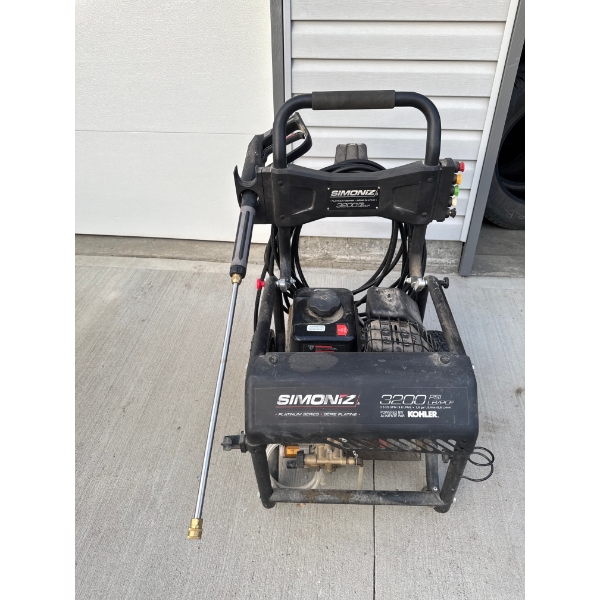 Simoniz 3200 PSI pressure washer